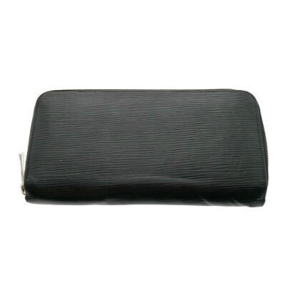 Louis Vuitton Zippy Wallet Epi Leather Noir Black Zip - Picture 1 of 6